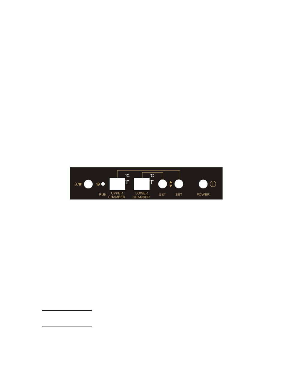 On/off power, Setting the temperature control, Operating your wine cellar | Summit SWC530LBI-ST User Manual | Page 7 / 12