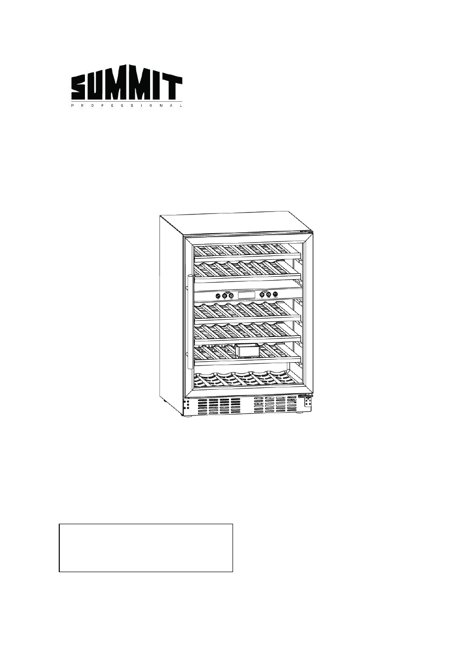 Summit SWC546LBI User Manual | 8 pages