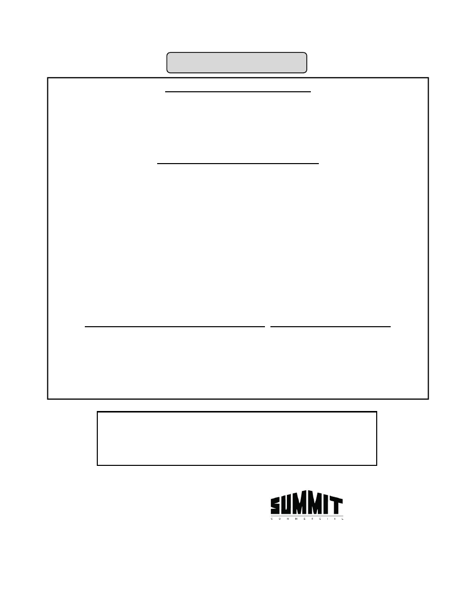 Limited warranty | Summit SCR1400 User Manual | Page 12 / 12