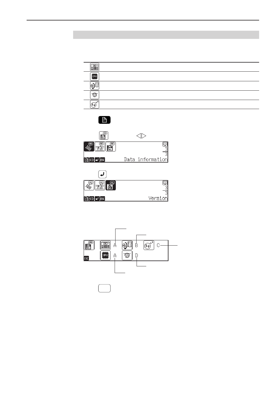 Information about versions | Brother BES-1261BC User Manual | Page 117 / 164