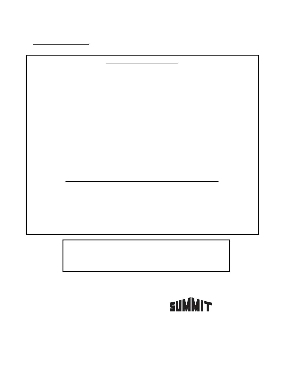 Limited warranty | Summit STC1 User Manual | Page 8 / 8