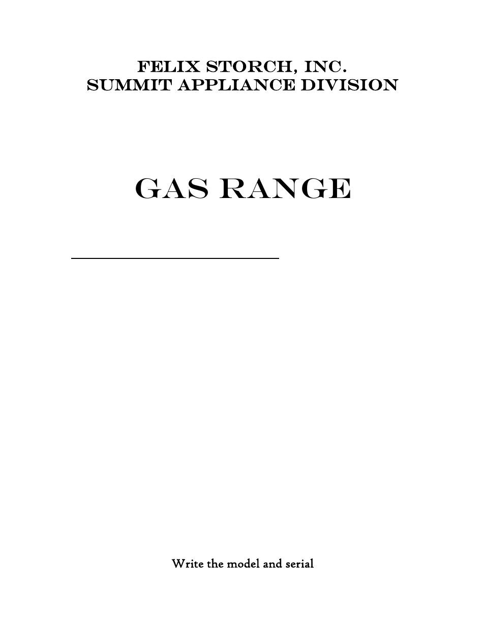 Summit SNM610C User Manual | 29 pages