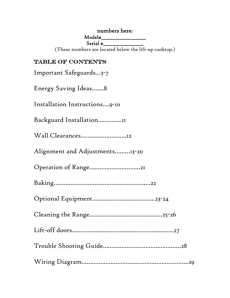 Numbers here | Summit SNM610C User Manual | Page 2 / 29