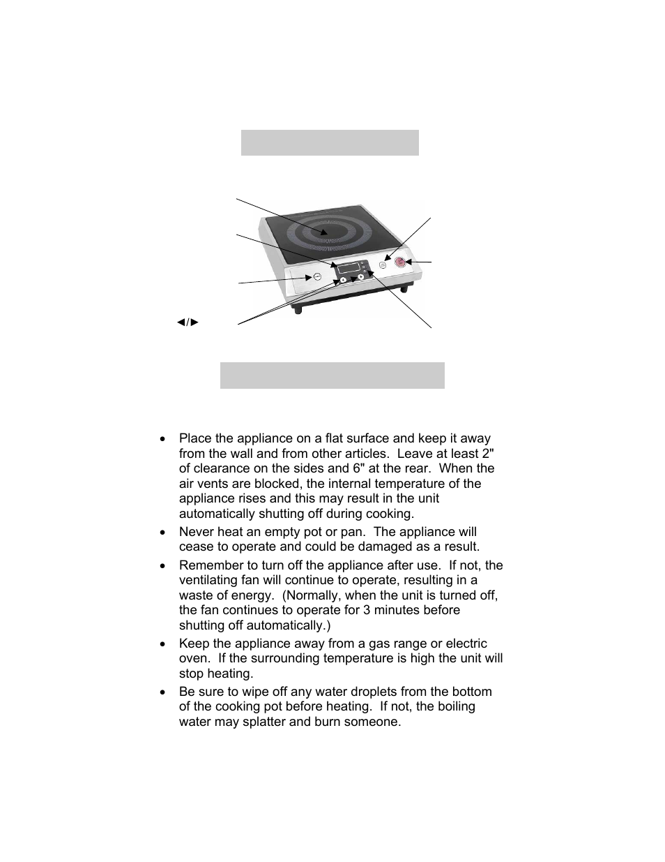 Location of controls, Location of controls before using the appliance | Summit SINCFS1 User Manual | Page 5 / 12