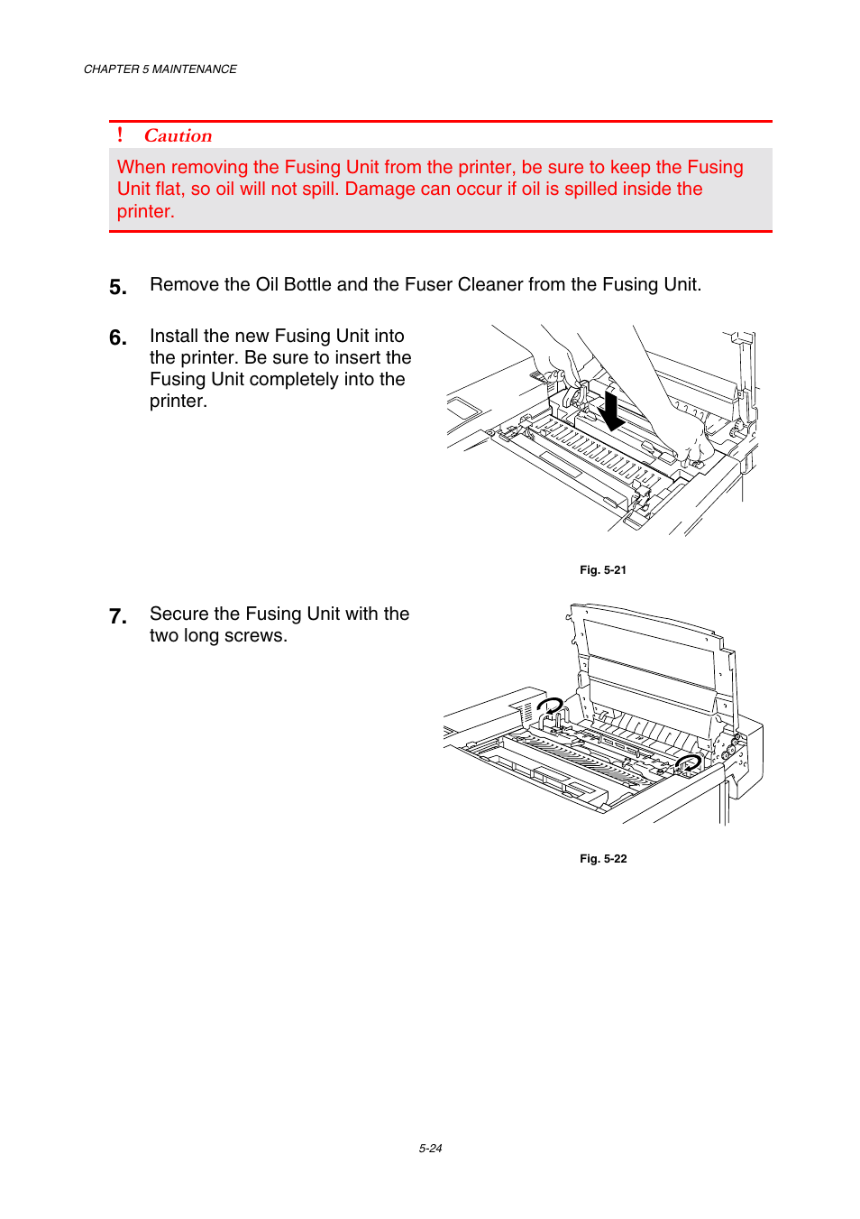 Caution | Brother HL-3450CN User Manual | Page 140 / 227