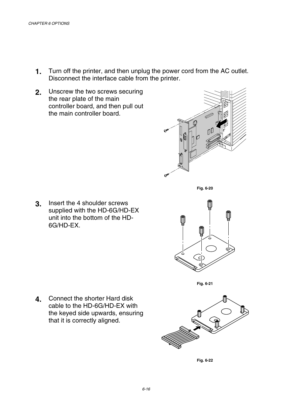 Installing a hdd (hard disk drive) | Brother HL-3450CN User Manual | Page 172 / 227