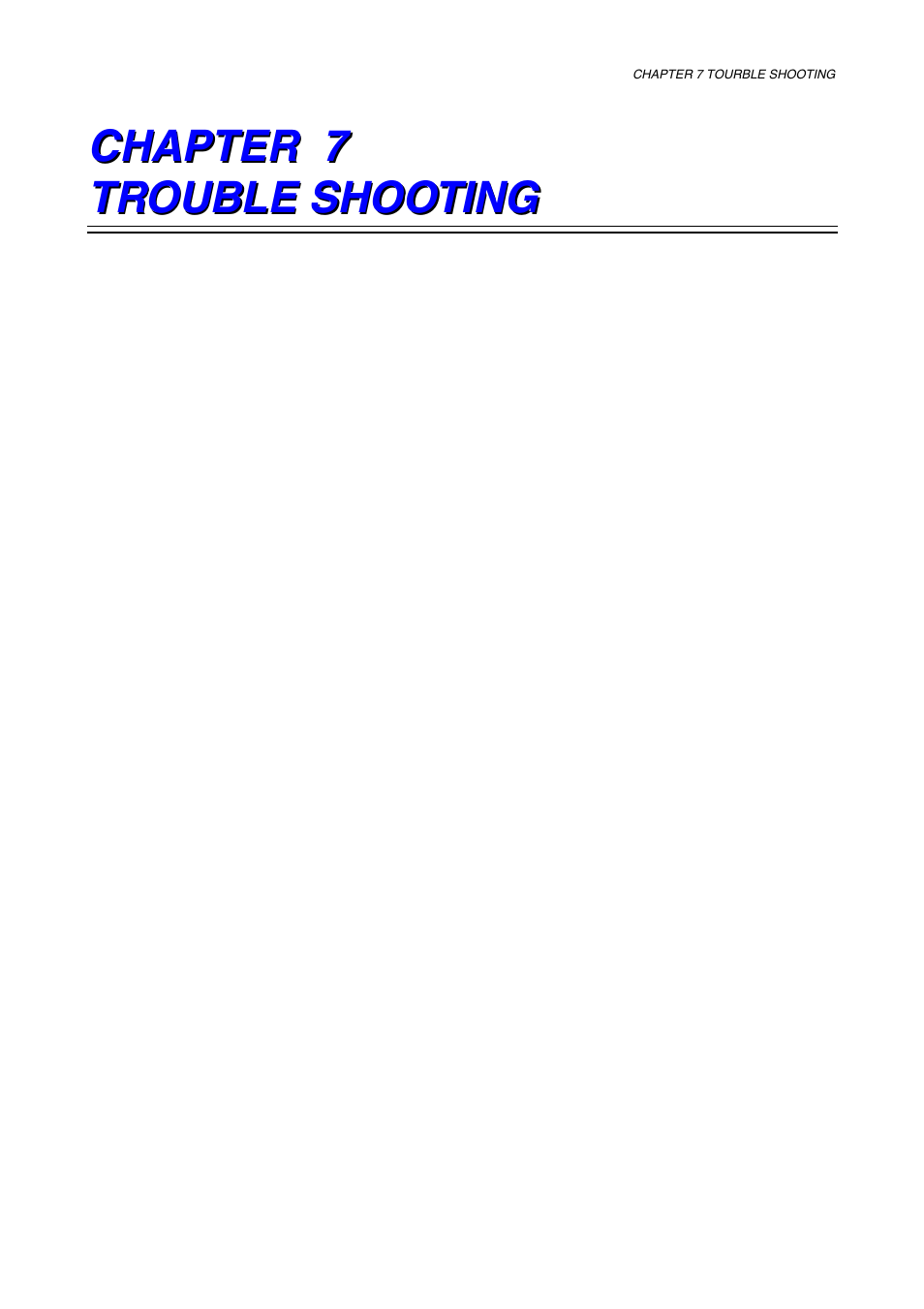 Chapter 7 trouble shooting, Chapter 7 troubleshooting | Brother HL-3450CN User Manual | Page 178 / 227