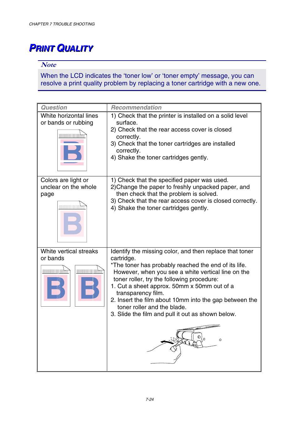 Print quality | Brother HL-3450CN User Manual | Page 202 / 227