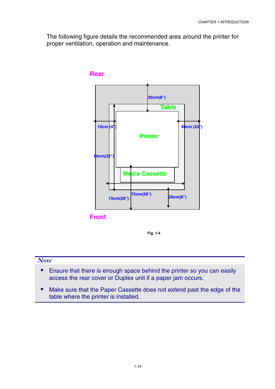 Rear front | Brother HL-3450CN User Manual | Page 33 / 227