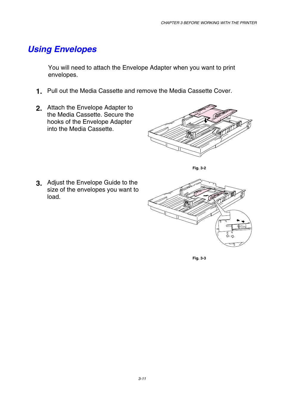 Using envelopes | Brother HL-3450CN User Manual | Page 67 / 227
