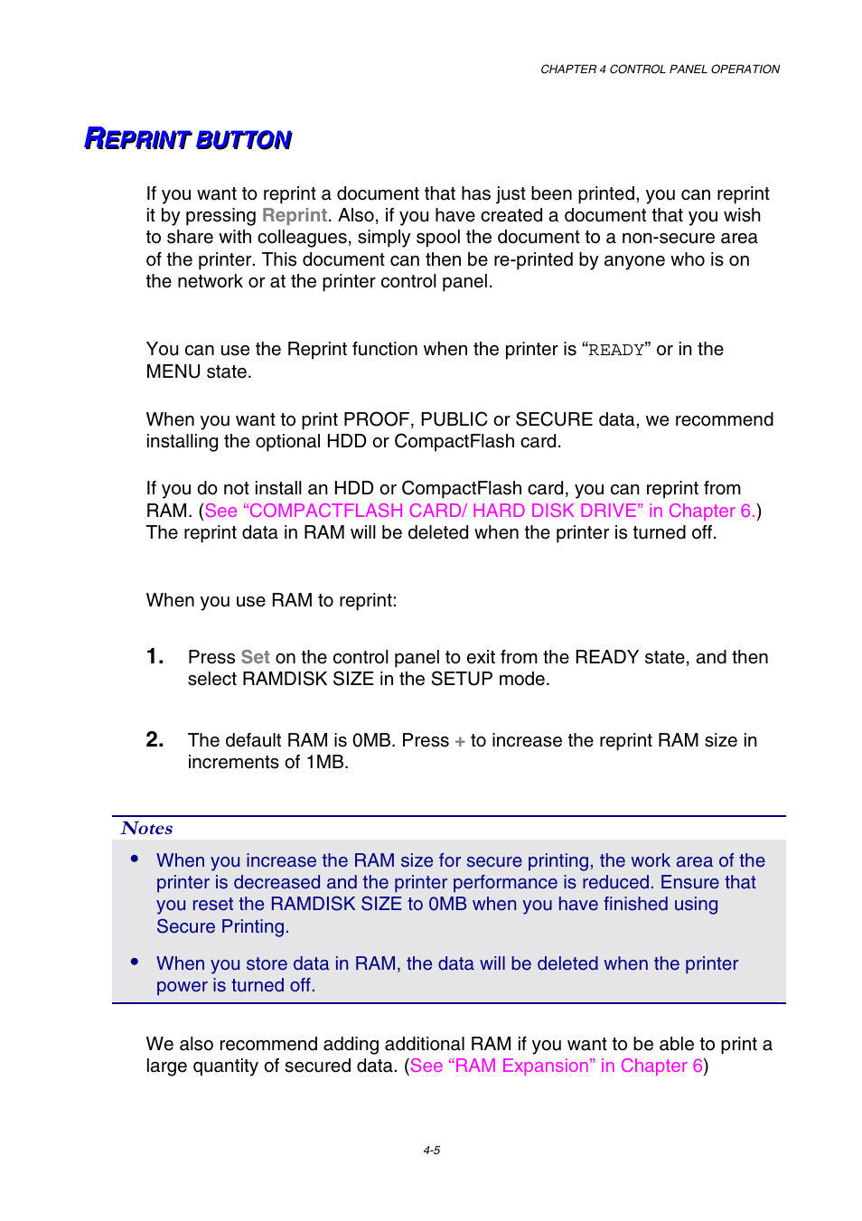 Reprint button | Brother HL-3450CN User Manual | Page 78 / 227