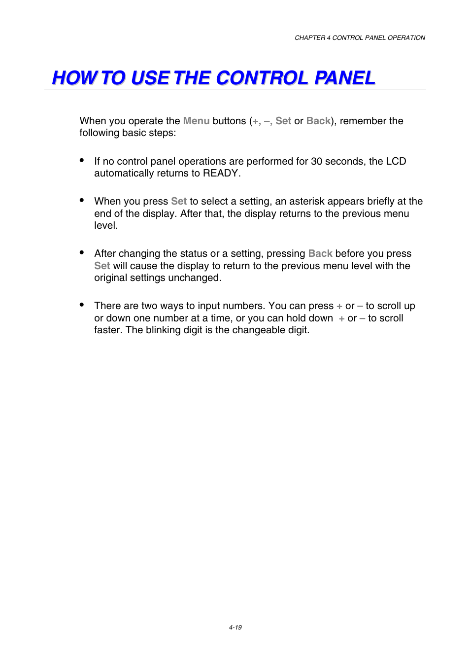 How to use the control panel | Brother HL-3450CN User Manual | Page 92 / 227