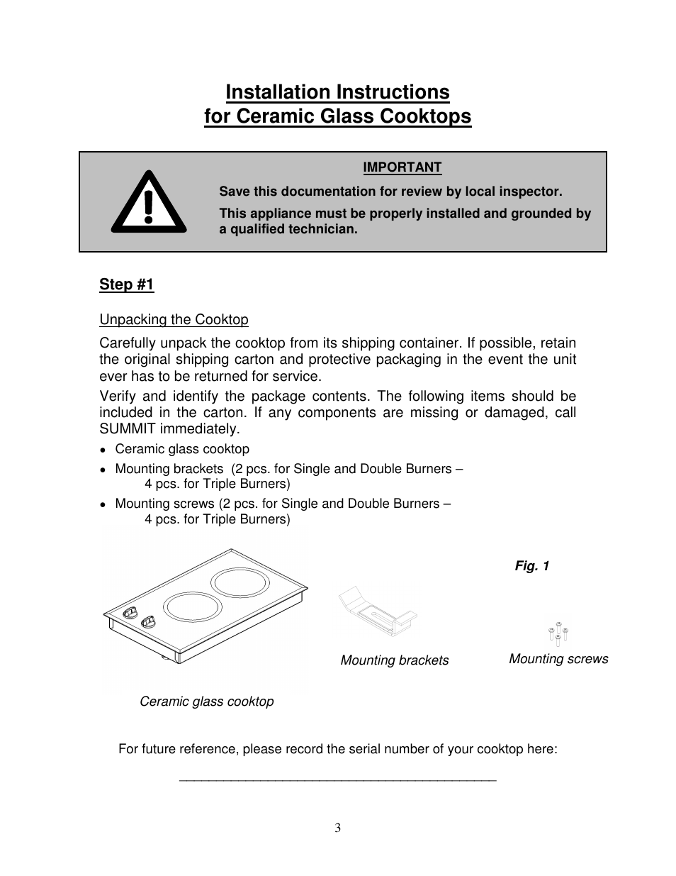 Summit CR2110 User Manual | Page 4 / 16