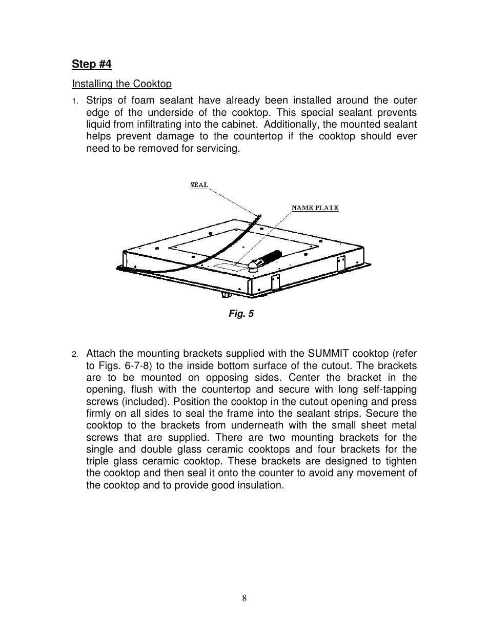 Summit CR2110 User Manual | Page 9 / 16