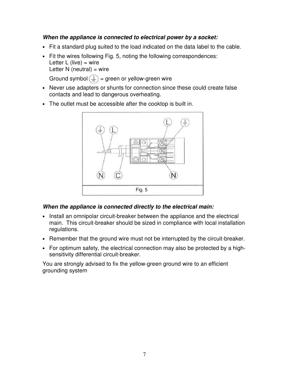 Summit GC424BGL User Manual | Page 8 / 16