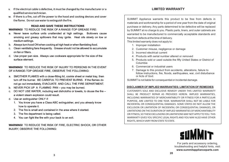 Summit SEH5636G User Manual | Page 4 / 12