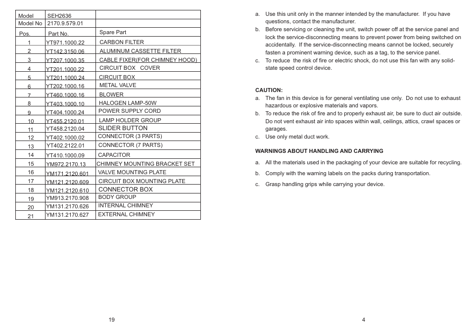 Summit SEH2624 User Manual | Page 5 / 12