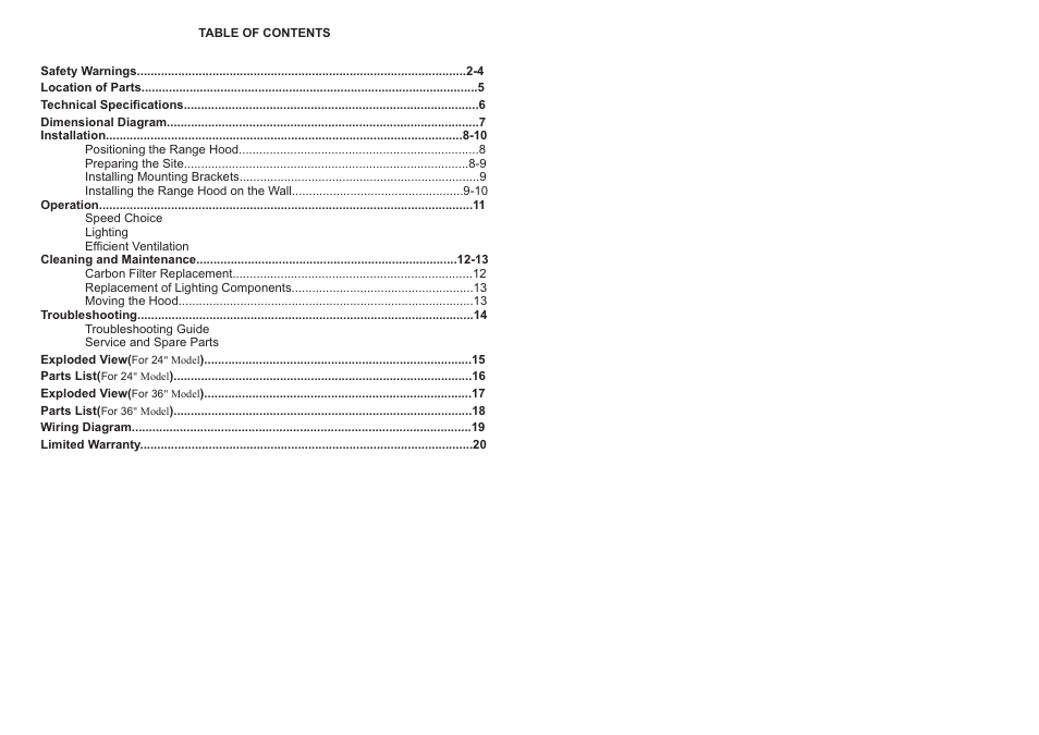 Summit SEH1536 User Manual | Page 2 / 12