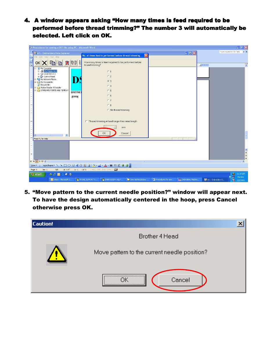 Brother BES-1260 User Manual | Page 5 / 14