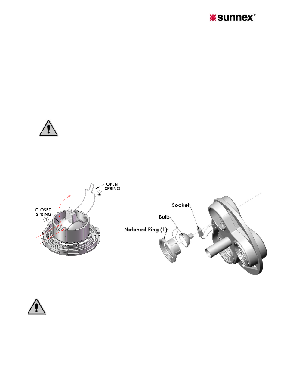 2 handle sterilization, 3 bulb replacement | Sunnex CS2050D-MRI (Dual Ceiling) User Manual | Page 29 / 40