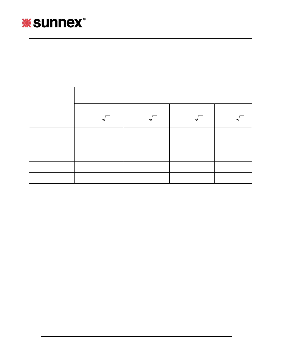 Sunnex PF2006-32 User Manual | Page 15 / 16