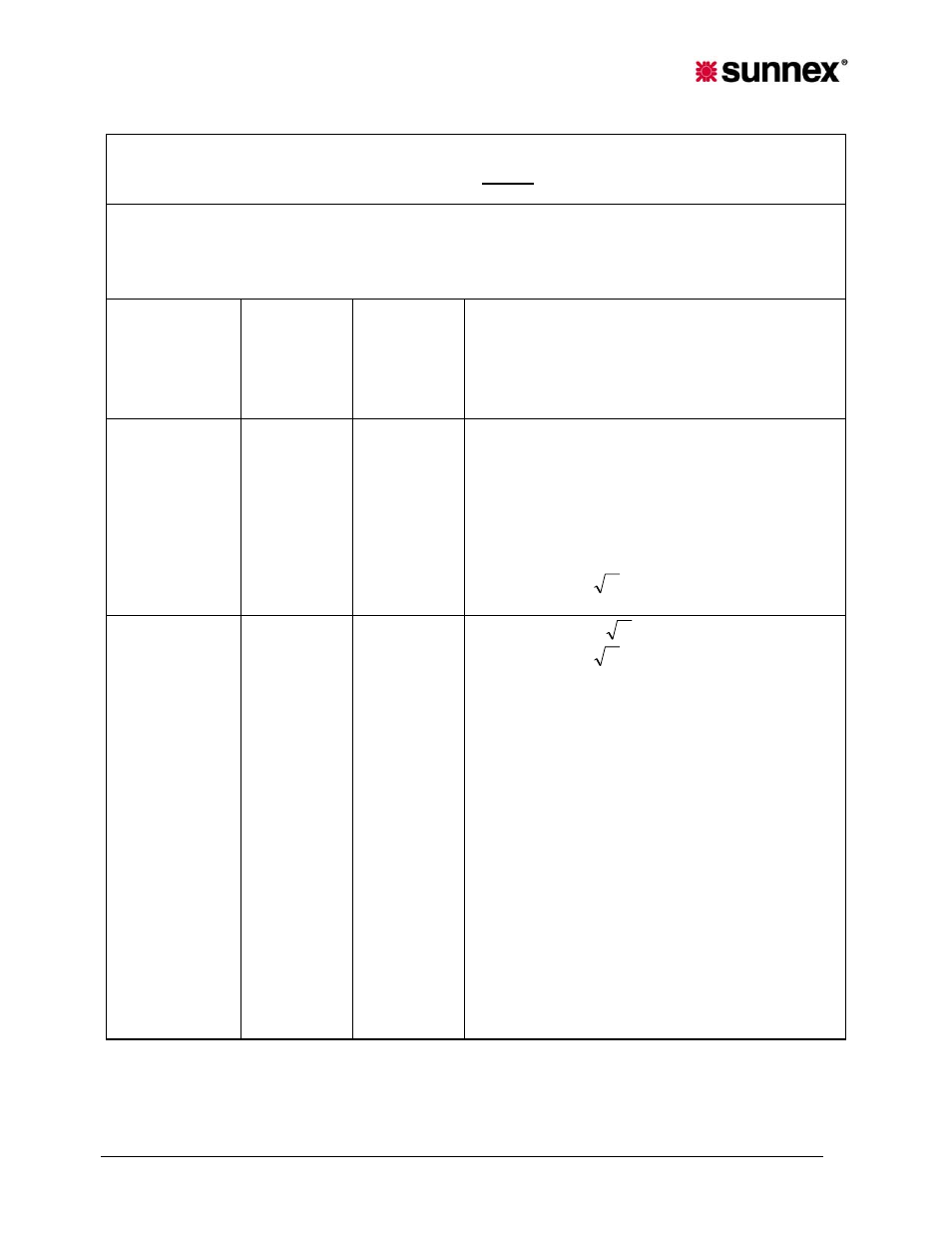 Sunnex PF Series (MRI) User Manual | Page 25 / 28