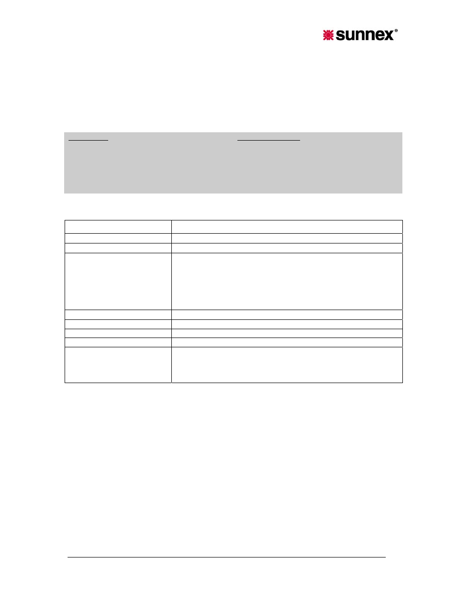 Sunnex HM2017-44EXT User Manual | Page 2 / 12