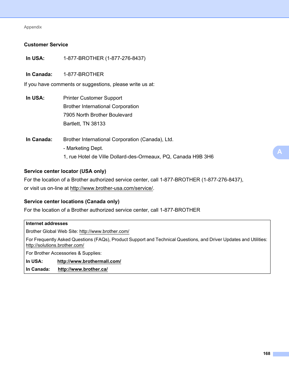 Brother HL-5470DWT User Manual | Page 174 / 177