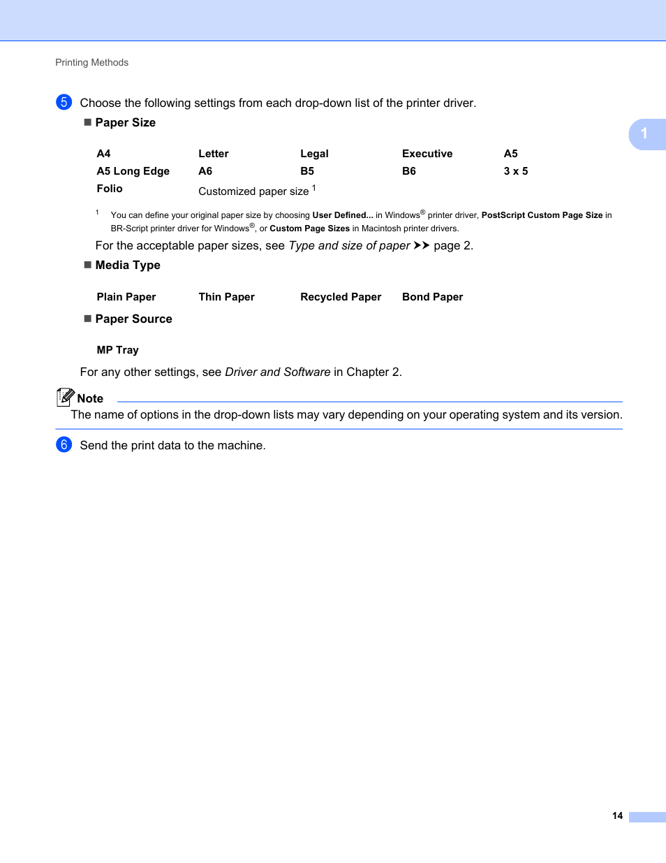 Brother HL-5470DWT User Manual | Page 20 / 177