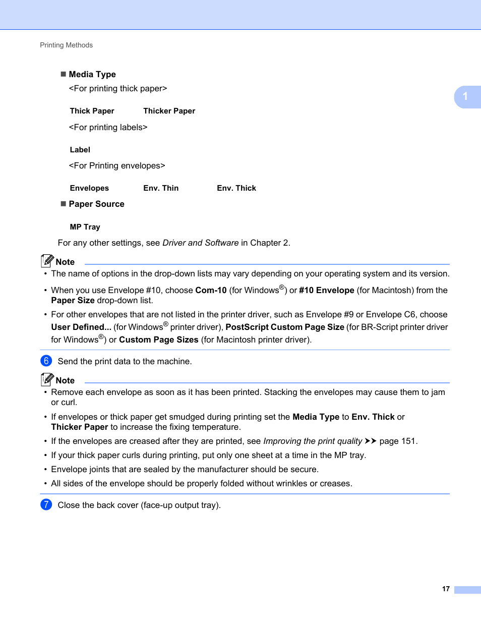 Brother HL-5470DWT User Manual | Page 23 / 177