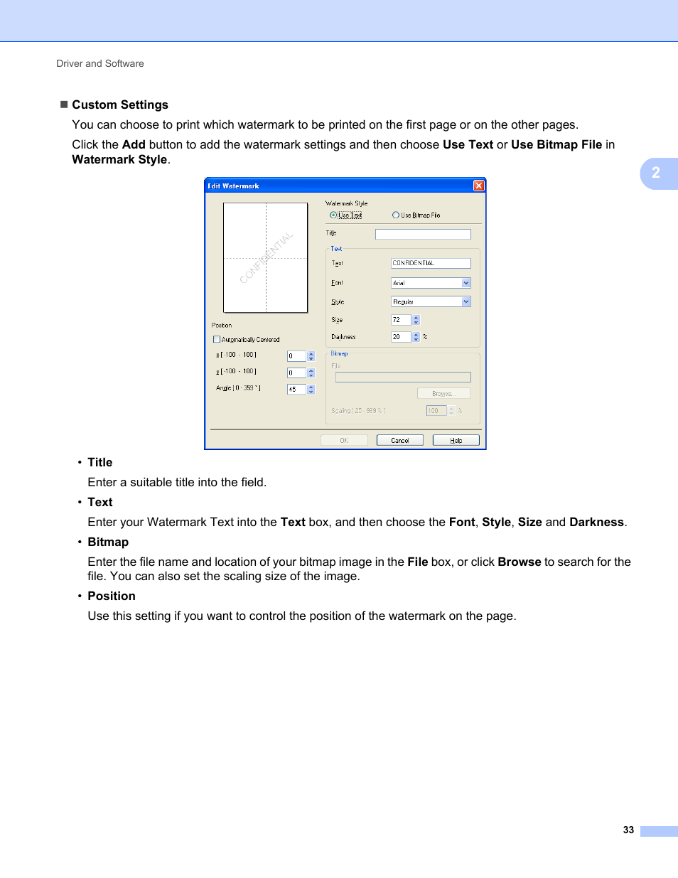 Brother HL-5470DWT User Manual | Page 39 / 177