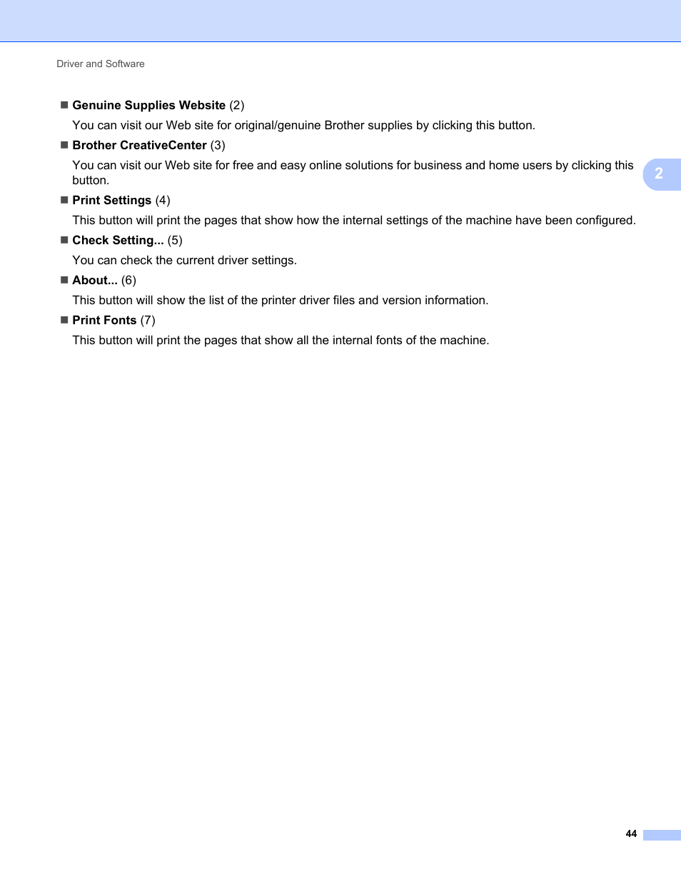 Brother HL-5470DWT User Manual | Page 50 / 177