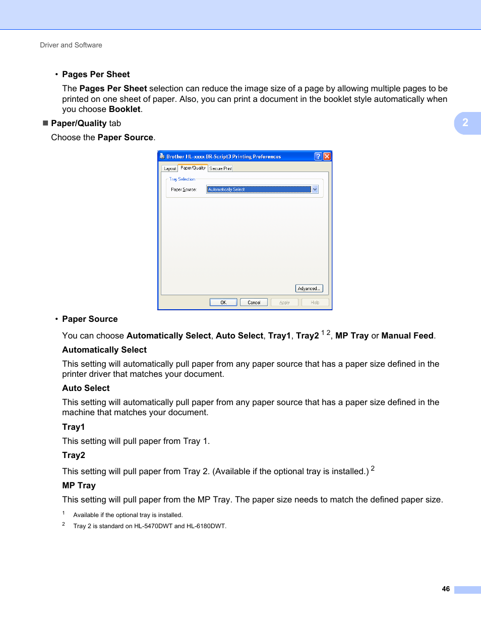 Brother HL-5470DWT User Manual | Page 52 / 177