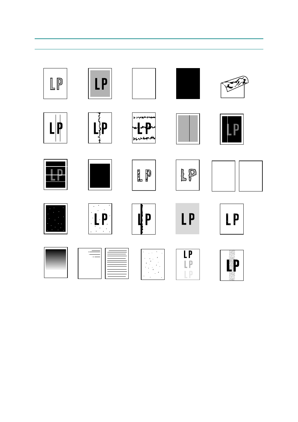 Image defects, Image defects -23, Image defect examples -23 | 7 'image defects, 1 image defect examples | Brother 1270N User Manual | Page 145 / 243