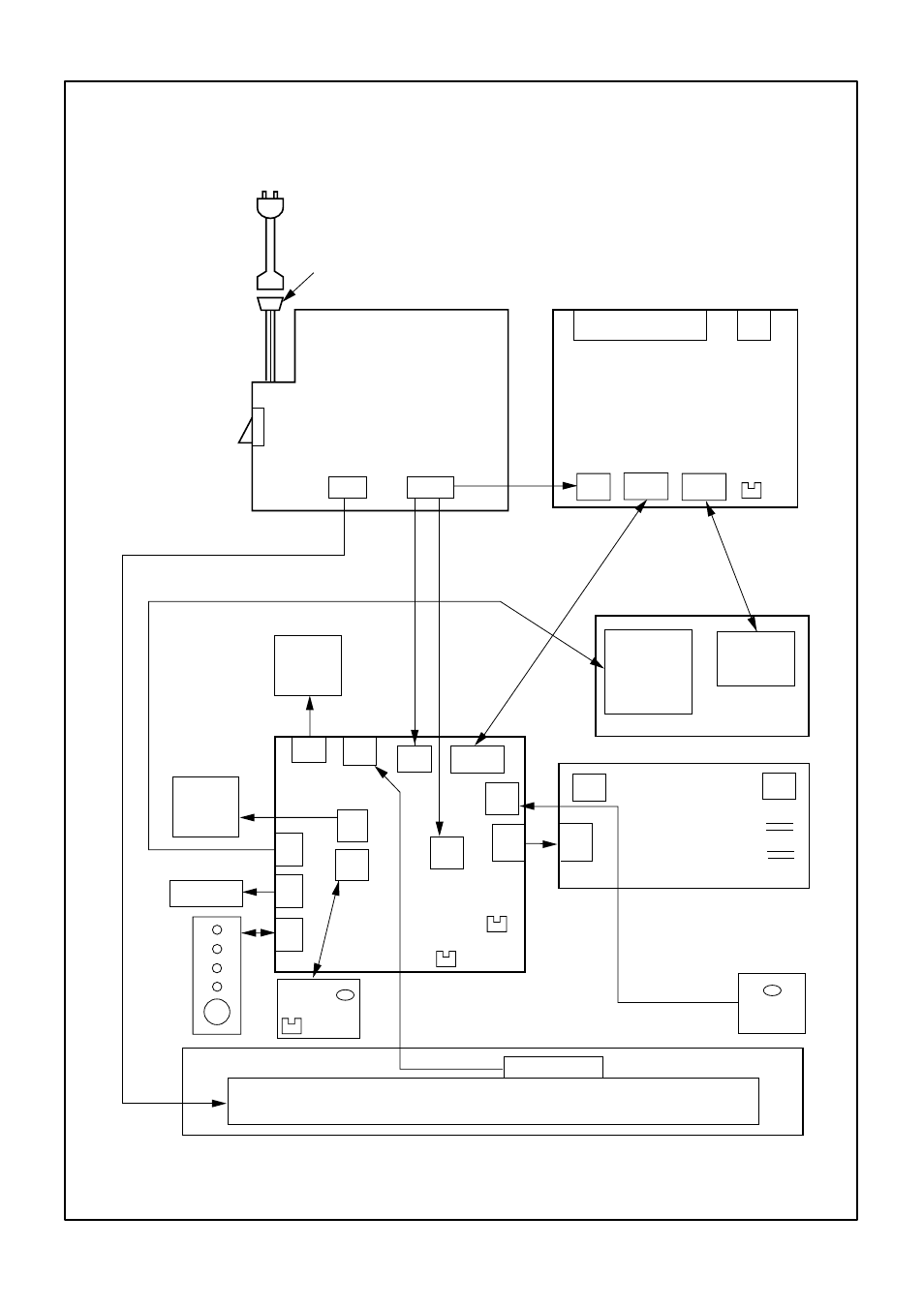 Appendix 8. connection diagram, hl-1030/1240, Lvps, Main pcb hvps laser unit | Engine pcb fixing unit | Brother 1270N User Manual | Page 195 / 243