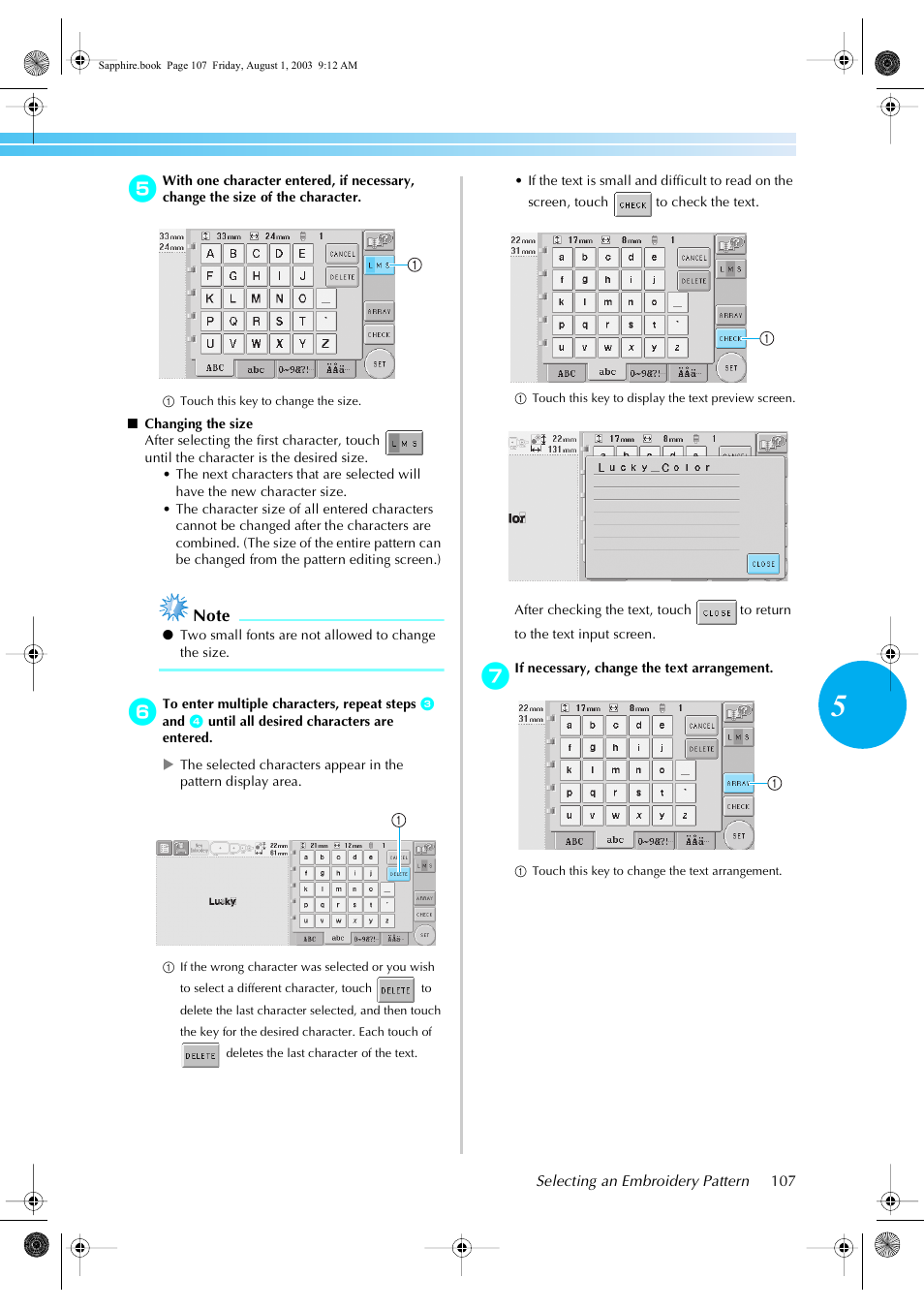 Brother PR-600 User Manual | Page 126 / 228