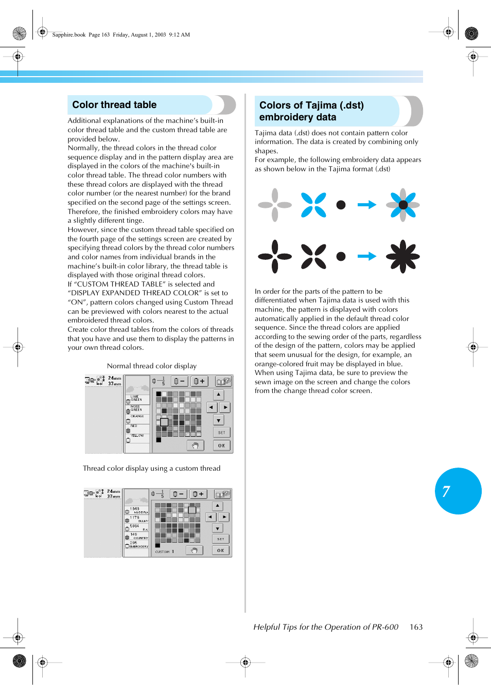 Brother PR-600 User Manual | Page 182 / 228