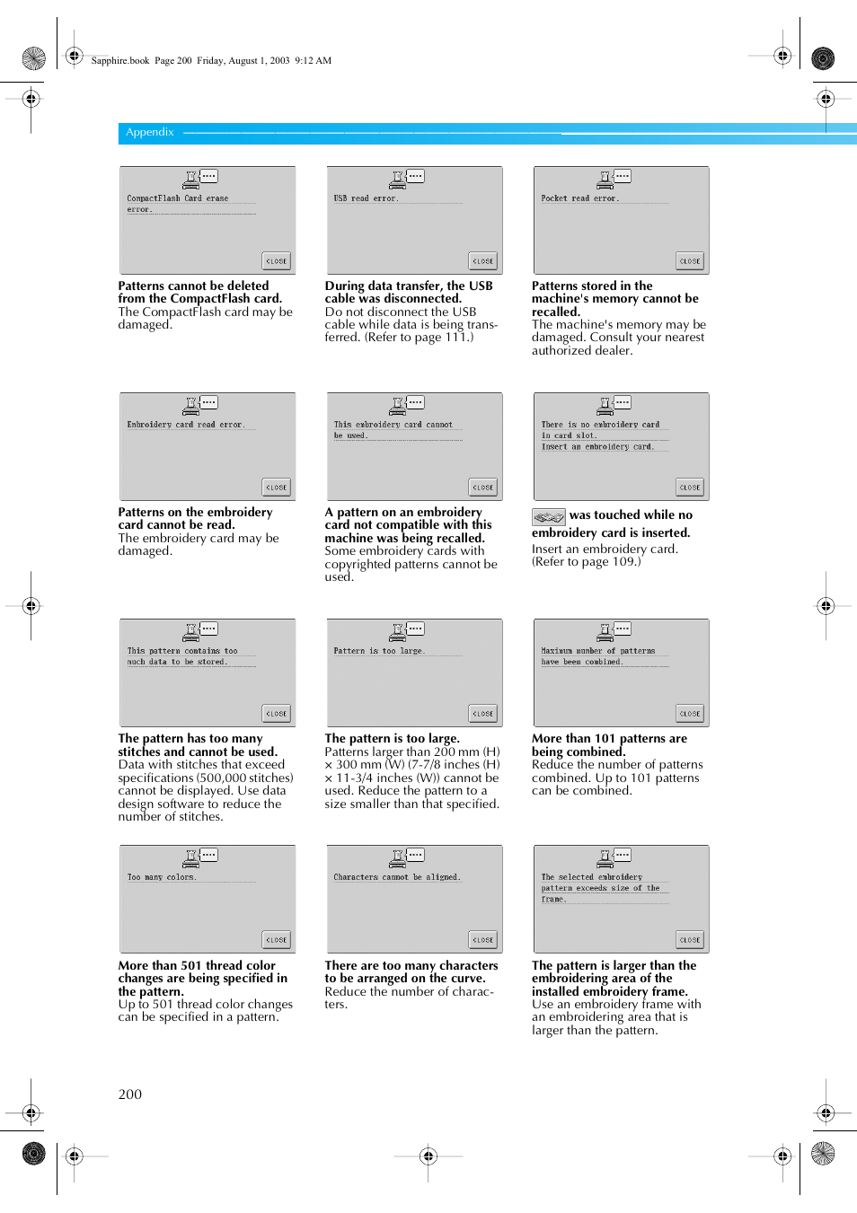 Brother PR-600 User Manual | Page 219 / 228