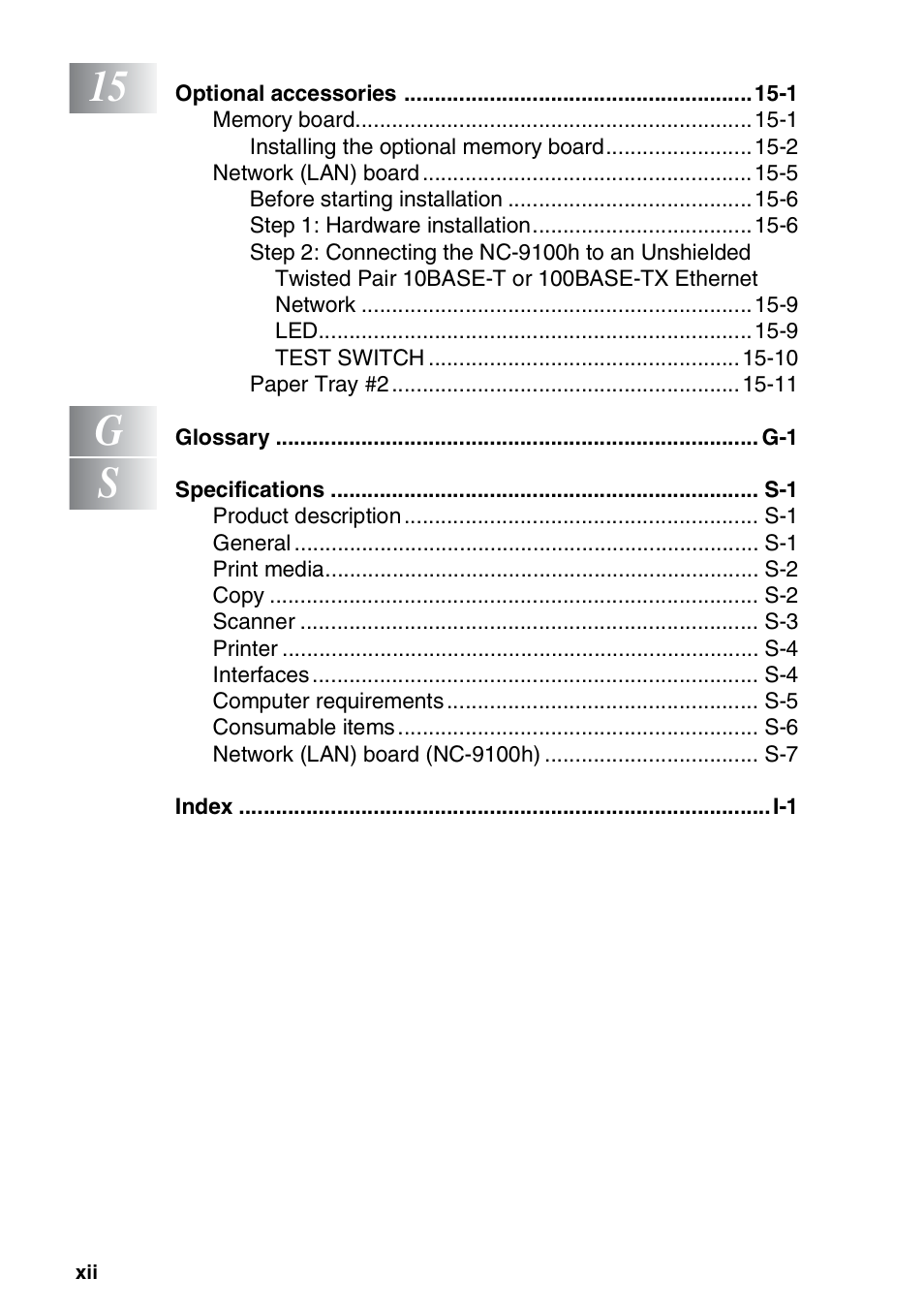 Brother DCP-8025D User Manual | Page 13 / 284