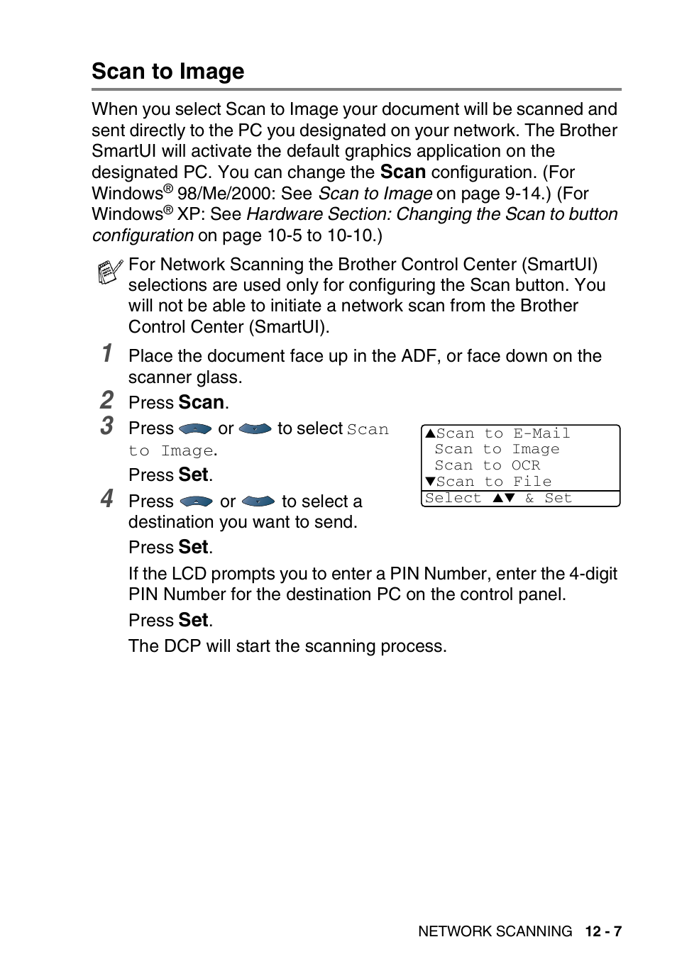 Scan to image, Scan to image -7 | Brother DCP-8025D User Manual | Page 220 / 284