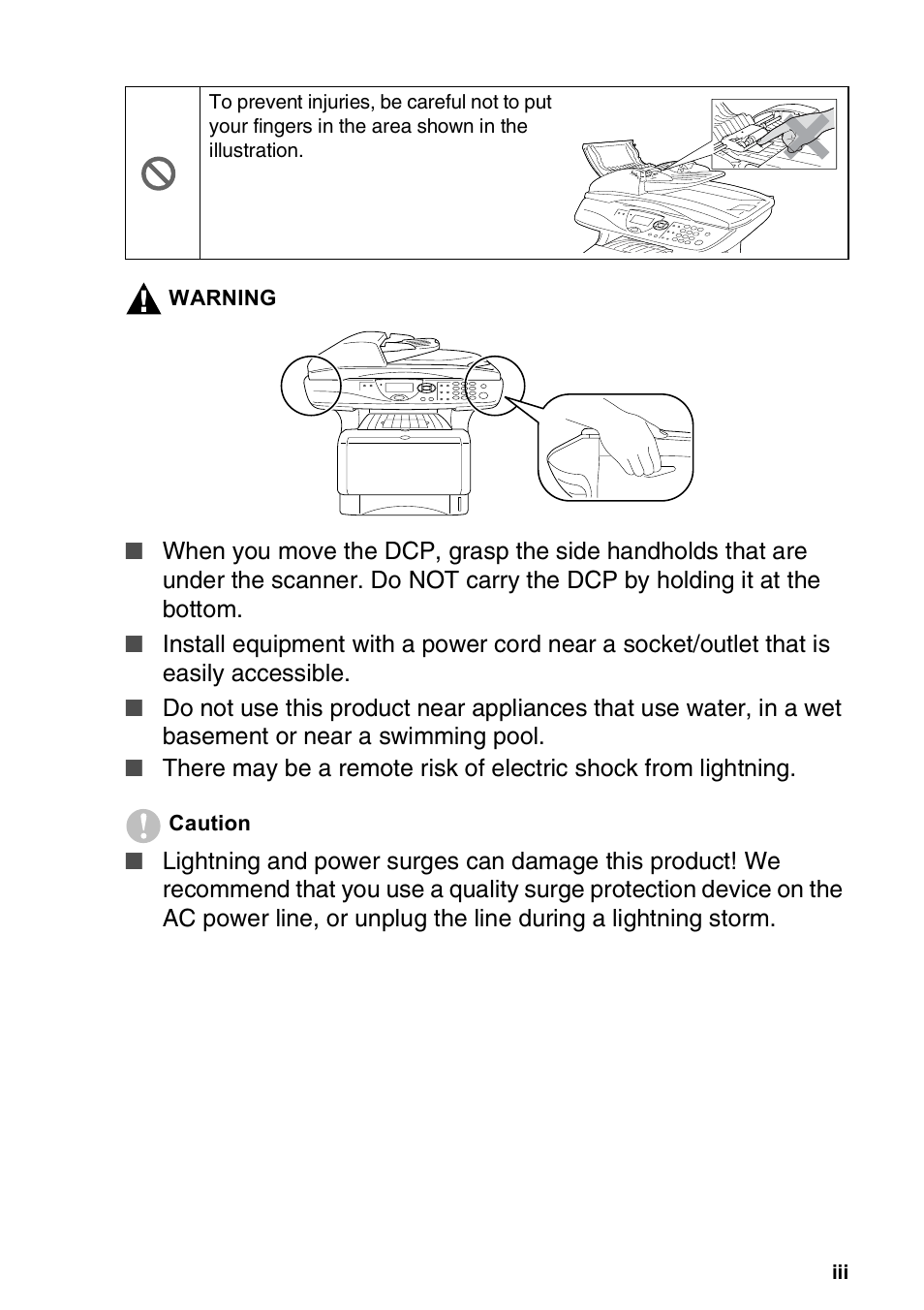 Brother DCP-8025D User Manual | Page 4 / 284