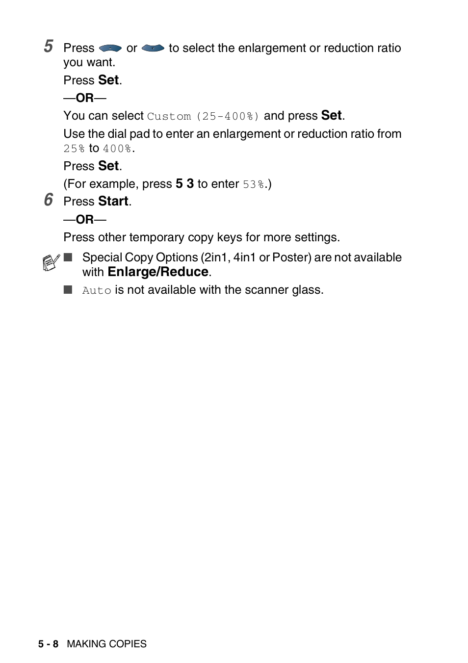 Brother DCP-8025D User Manual | Page 63 / 284