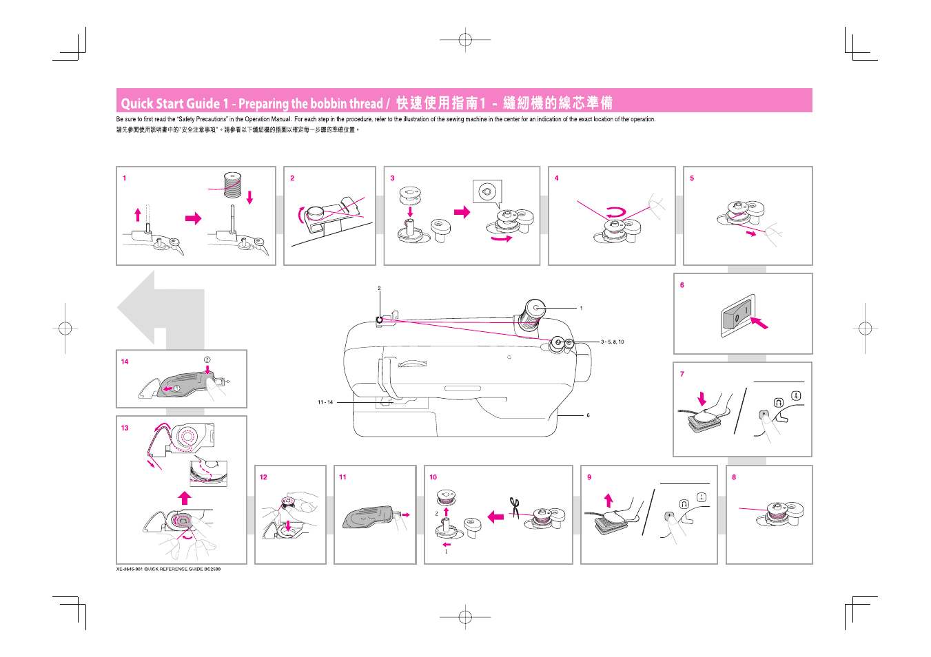 Brother BC-2500 User Manual | 2 pages