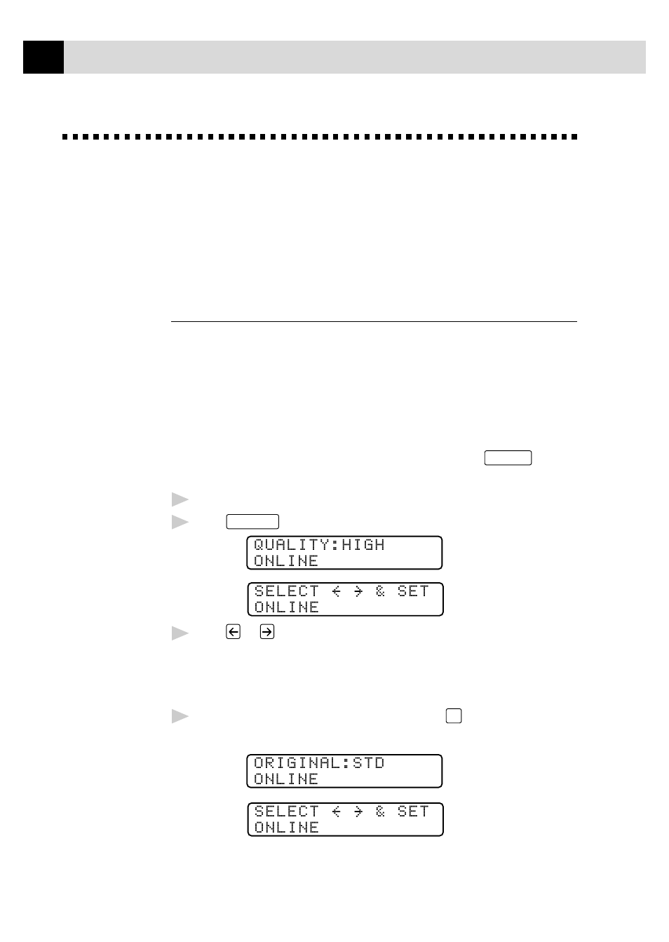 Copy quality – temporary settings, Using the copy quality key | Brother MFC7150C User Manual | Page 123 / 275