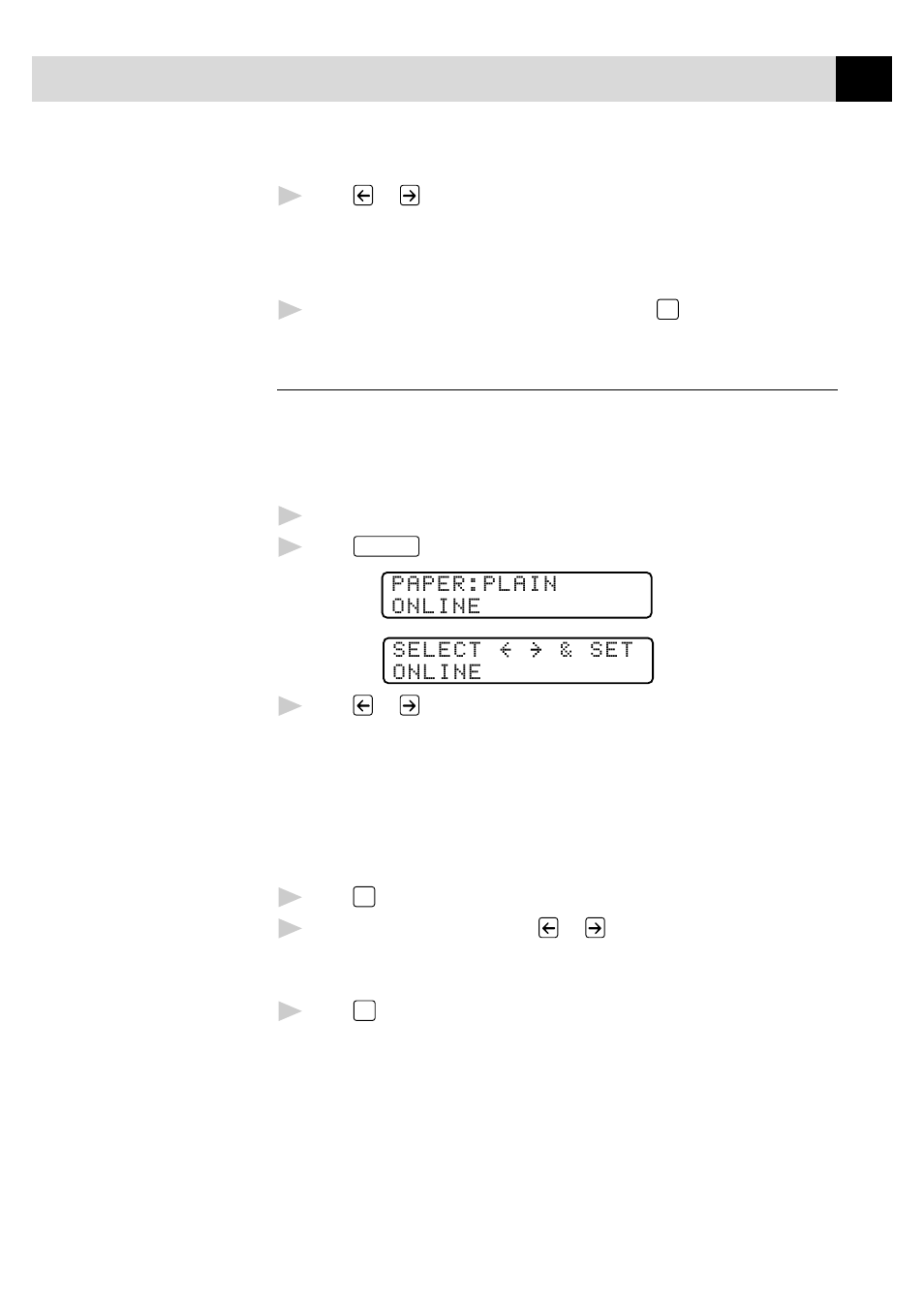 Using the paper type key | Brother MFC7150C User Manual | Page 124 / 275