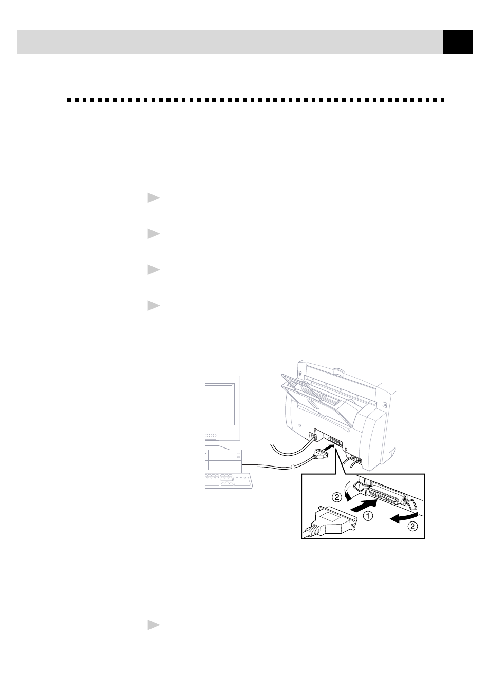 Connecting the mfc to the computer | Brother MFC7150C User Manual | Page 146 / 275