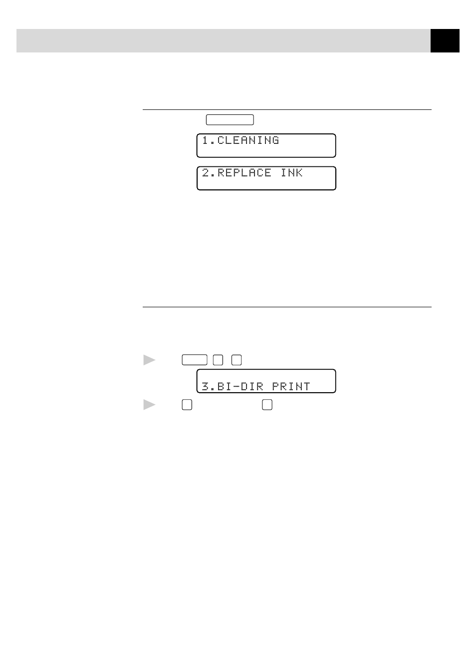 Ink management key, Turning off bi-directional printing | Brother MFC7150C User Manual | Page 160 / 275