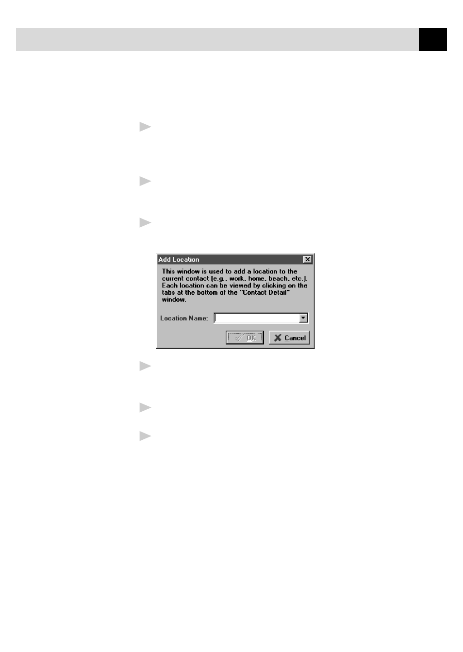 Setting up multiple addresses | Brother MFC7150C User Manual | Page 204 / 275
