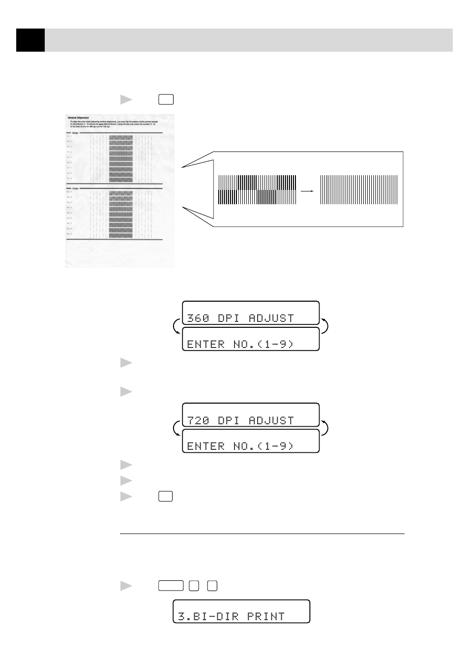 Turning off bi-directional printing | Brother MFC7150C User Manual | Page 253 / 275