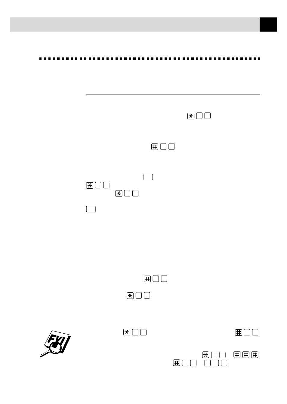 Advanced receiving operations, Operation from extension telephone, For fax/tel mode only | Changing remote codes, For fax/tel mode only changing remote codes | Brother MFC7150C User Manual | Page 62 / 275